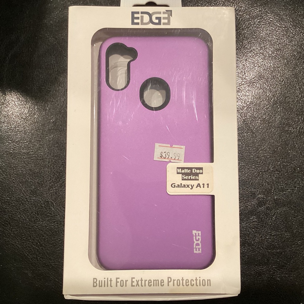 Edge Purple Matte Duo Series Galaxy A11 Case